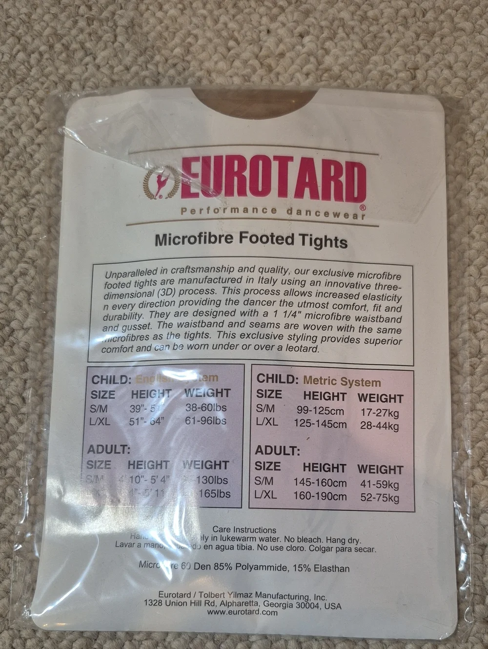 Eurotard Childrens Dance Tights
